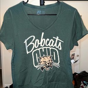 OU Bobcats v-neck t-shirt